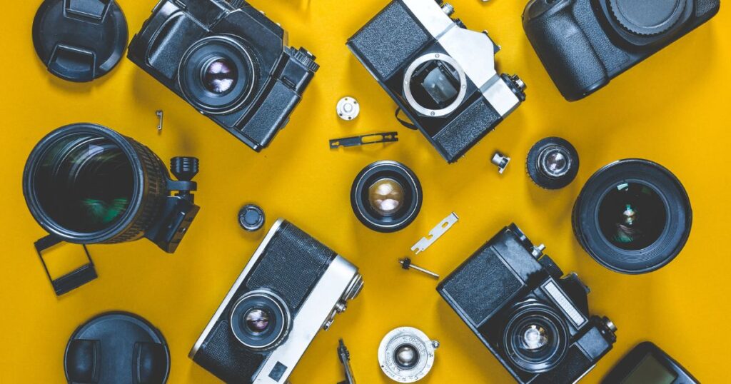 修理前のカメラ